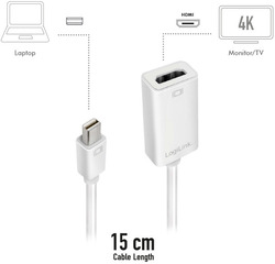 foto 5 LOGILINK afbeelding CV0036B COMPONENTEN > KABELS > DISPLAYPORT