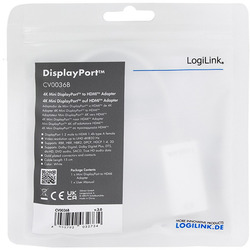 foto 6 LOGILINK afbeelding CV0036B COMPONENTEN > KABELS > DISPLAYPORT