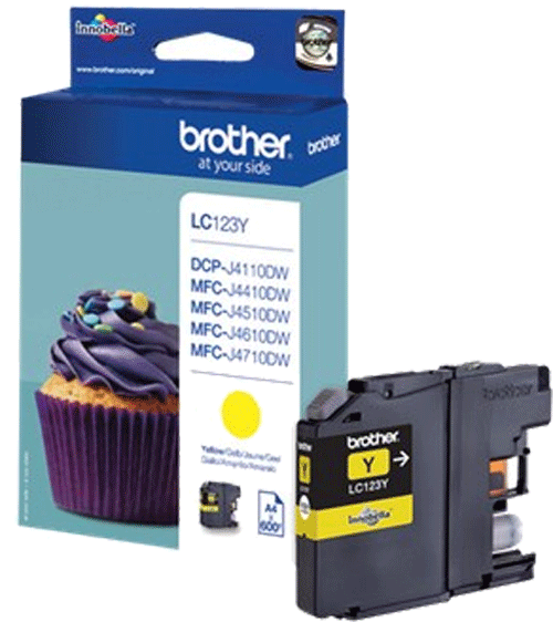 foto van BROTHER LC123Y origineel