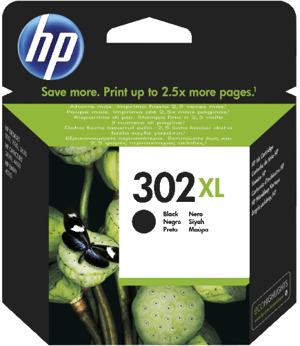 foto van HP 302XL zwart origineel