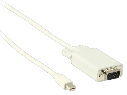 foto van mini DP > VGA kabel