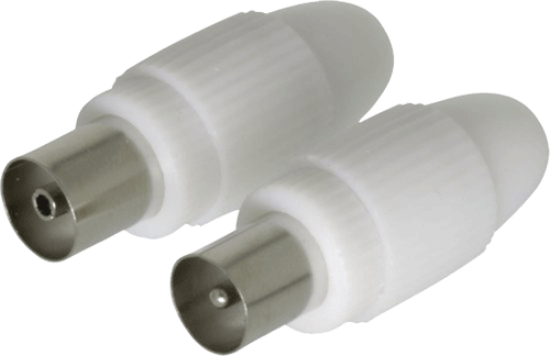 foto van Coaxconnector - 2 stuks