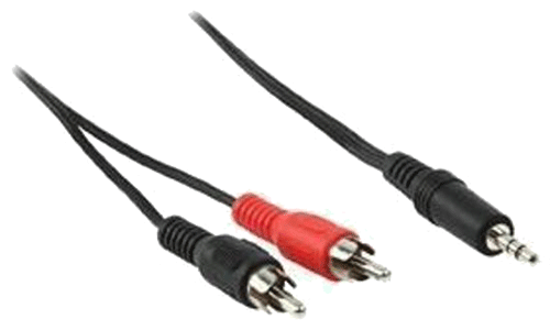foto van Audiokabel 3.5mm > 2xRCA