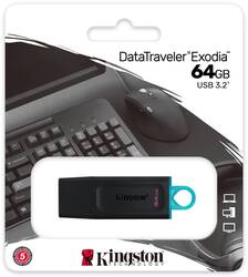 foto 1 KINGSTON afbeelding DTX/64GB RANDAPPARATUUR > USB FLASHDRIVE
