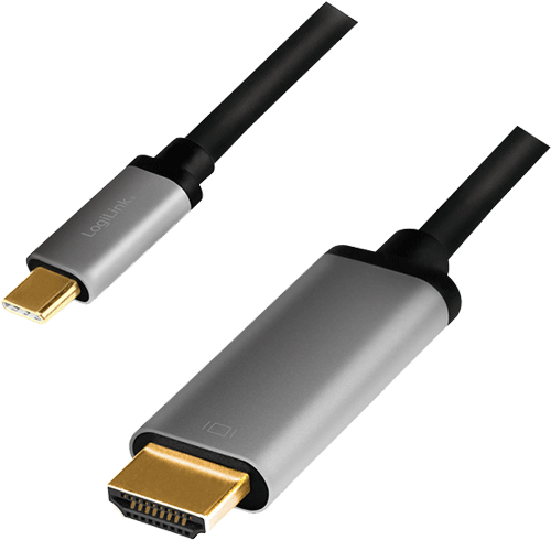 foto van LOGILINK USB-C > HDMI 1.8m