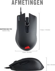 foto 13 CORSAIR afbeelding CH-9311011-EU RANDAPPARATUUR > INVOER APPARATEN > MUIZEN > DRAADLOOS