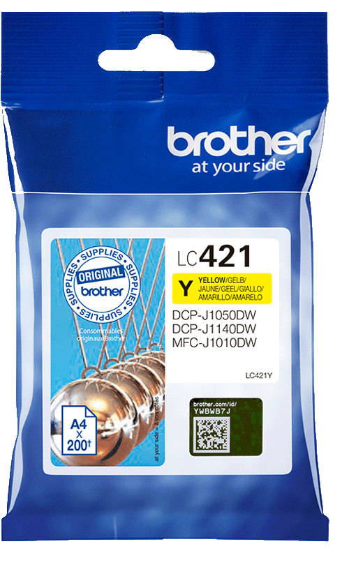 foto van BROTHER LC421Y yellow