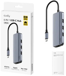 foto 2 CUDY afbeelding UH606 RANDAPPARATUUR > USB HUBS