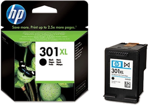 foto van HP 301XL zwart origineel
