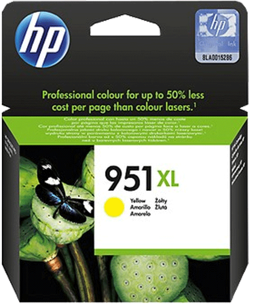 foto van HP HP951XL Geel